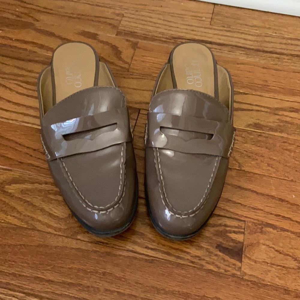 Franco Sarto brown mules. Sz 7.5.